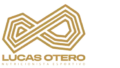 logo Lucas Otero nutricionista esportivo em Bauru com símbolo representando nutrição e performance